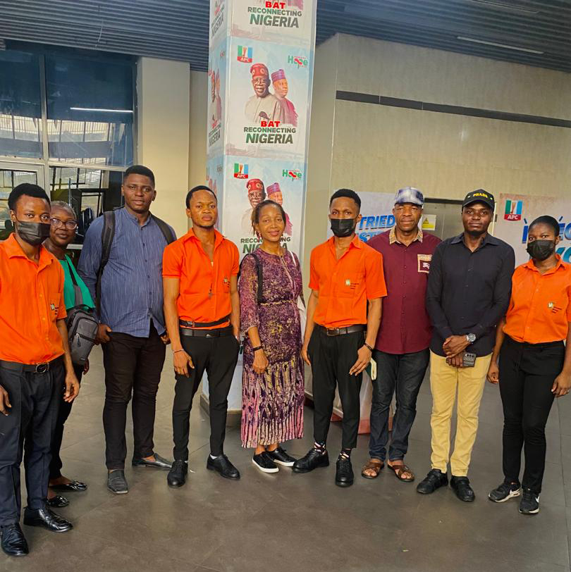 MN Management team and staff at Oshodi Transport Interchange